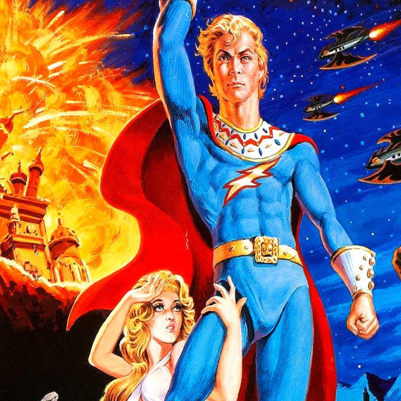 Flesh Gordon -- 11" x 17" Deluxe Poster Art Print || X-Rated Parody of Flesh Gordon!