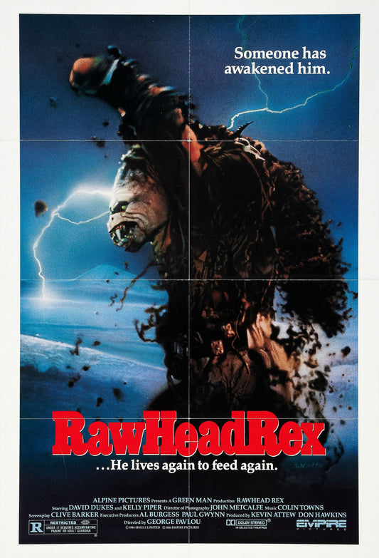 Rawhead Rex -- 11" x 17" Deluxe Poster Art Print || Clive Barker's Graveyard Demon Snorter!