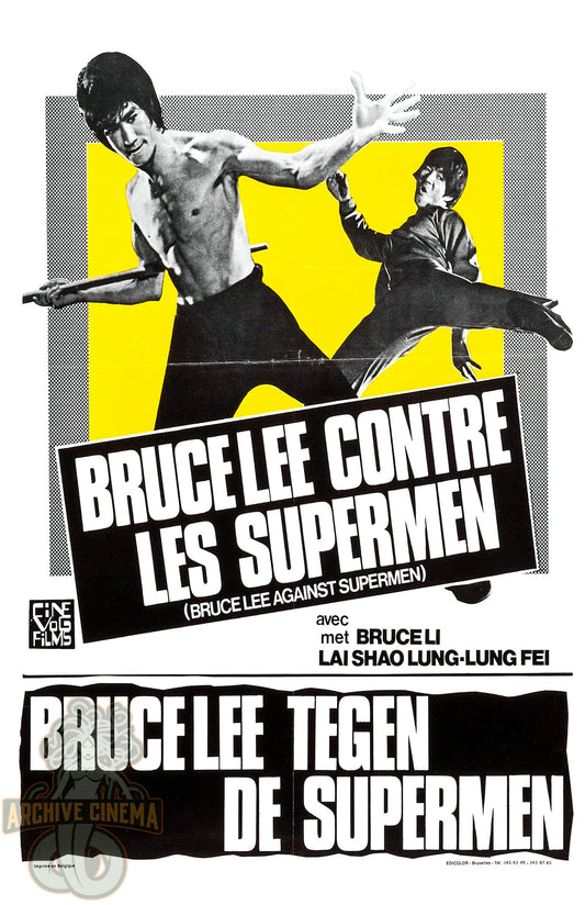 Bruce Lee Against the Supermen -- 11" x 17" Deluxe Poster Art Print