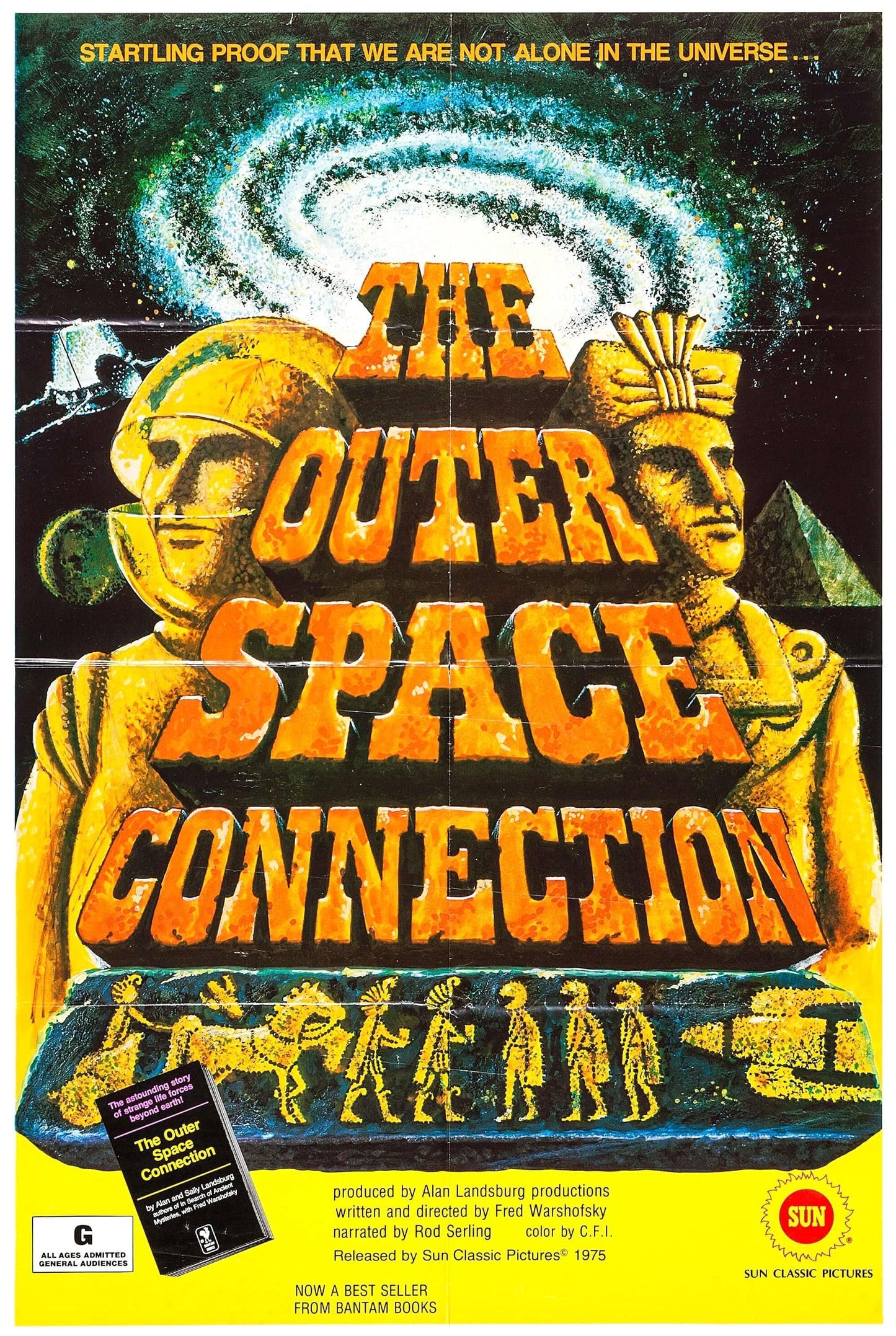 Outer Space Connection, The -- 11" x 17" Deluxe Poster Art Print || Did Ancient Aliens Seed Our World With Their Kind?