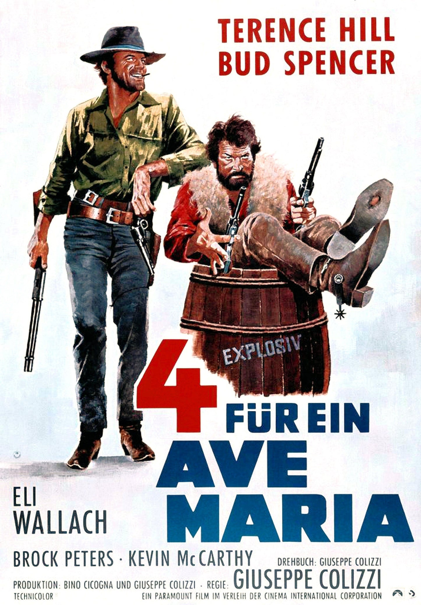 Ace High -- 11" x 17" Deluxe Poster Art Print || Bud Spencer! Terence Hill! Western Shenanigans Ensue!