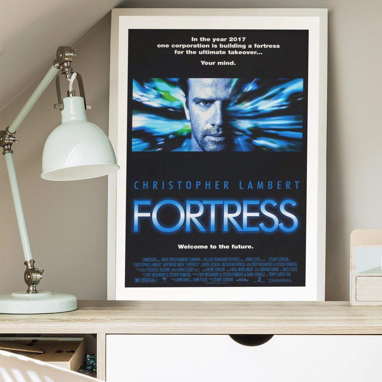 Fortress -- 11" x 17" Deluxe Poster Art Print || Christopher Lambert SF Actioner!