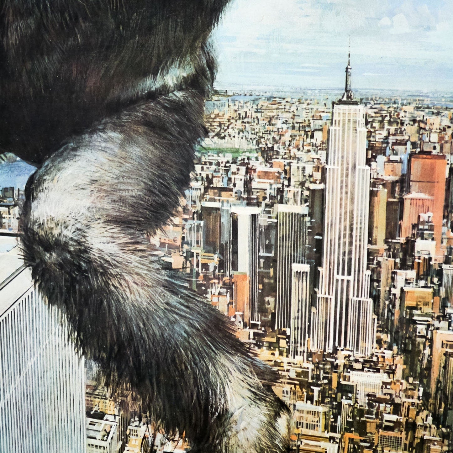 King Kong -- 11" x 17" Deluxe Poster Art Print | Kong's Final Defiant Rage Atop the World Trade Center Towers!