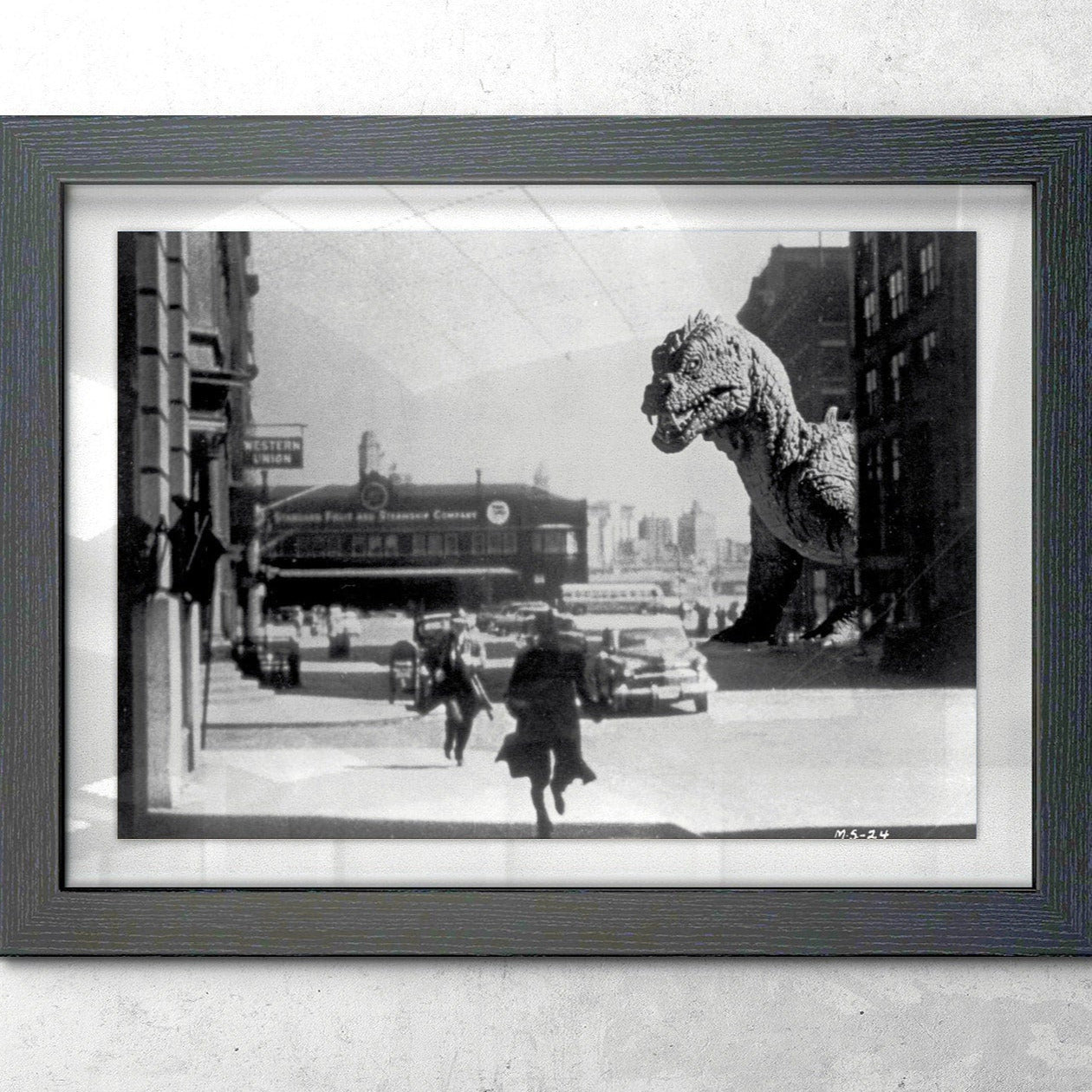 Beast from 20,000 Fathoms -- Deluxe 8.5" x 11" Wall Art Print || Ray Harryhausen's Epic Beastie Hits New York City!