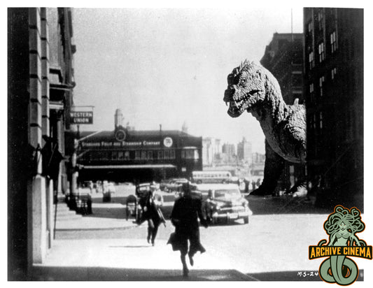 Beast from 20,000 Fathoms -- Deluxe 8.5" x 11" Wall Art Print || Ray Harryhausen's Epic Beastie Hits New York City!