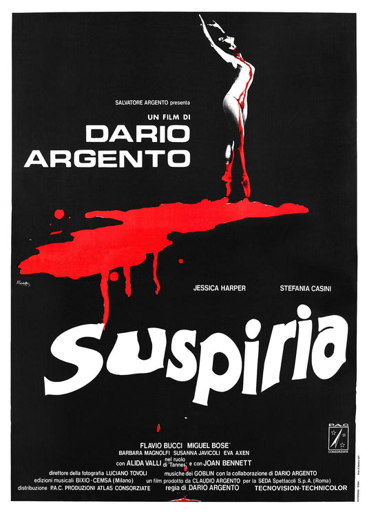 Suspiria -- 11" x 17" Deluxe Poster Art Print || Dario Argento's Original Breakthrough Witch Horror!