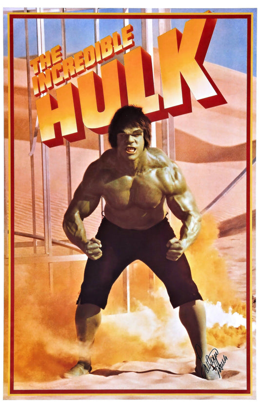 Incredible Hulk, The -- Deluxe 11" x 17" Poster Art Print || Lou Ferrigno as the Green Giant!