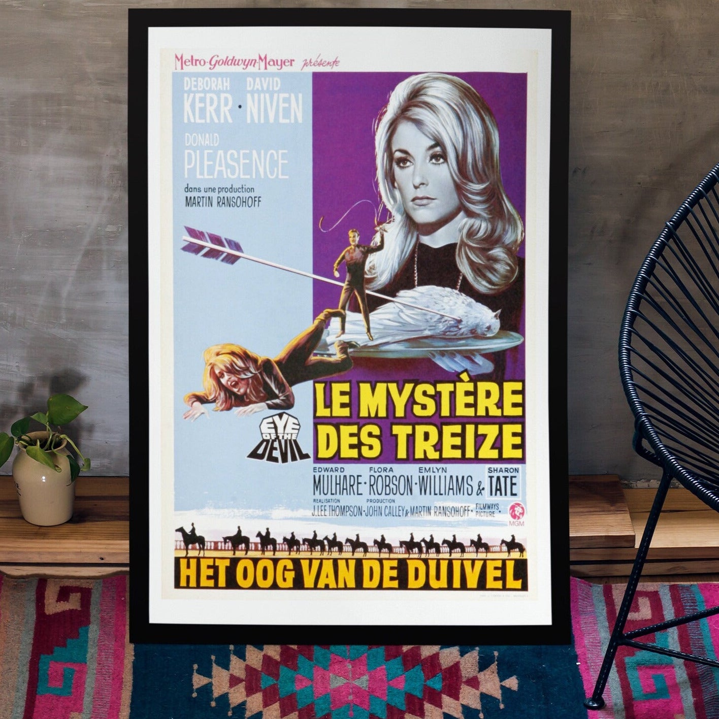 Eye of the Devil -- 11" x 17" Deluxe Poster Art Print || Sharon Tate vs Satanic Forces!