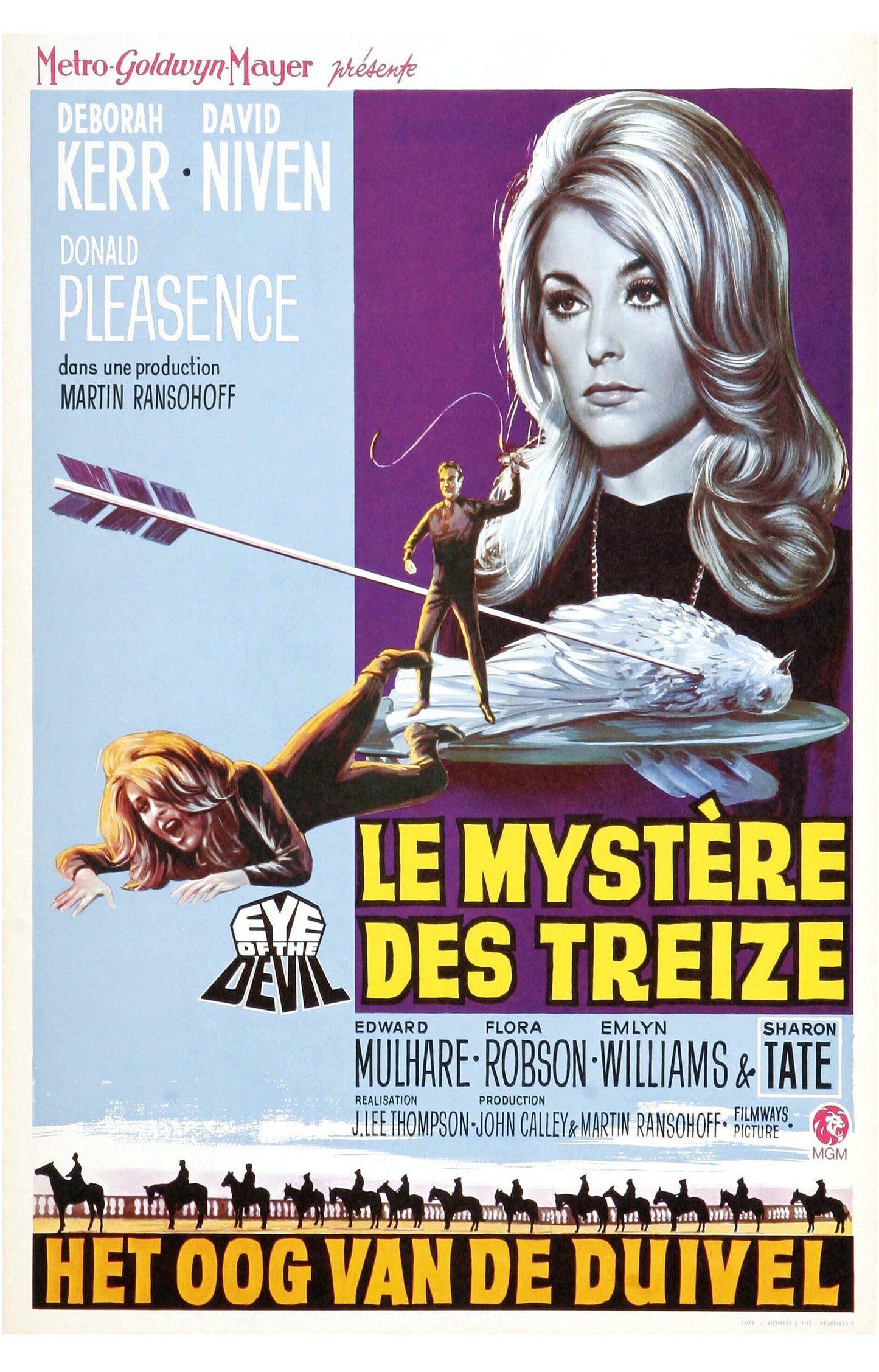 Eye of the Devil -- 11" x 17" Deluxe Poster Art Print || Sharon Tate vs Satanic Forces!