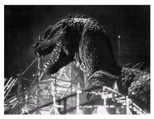 Beast from 20,000 Fathoms -- Deluxe 11" x 8.5" Wall Art Print || Ray Harryhausen's Rhedosaur Destroys Coney Island!