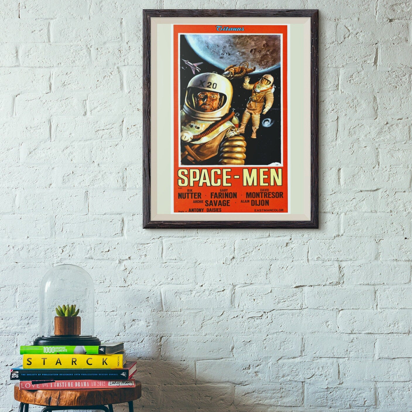 Space-Men -- 11" x 17" Deluxe Poster Art Print || Swingin' 'Nauts & Space Babes!