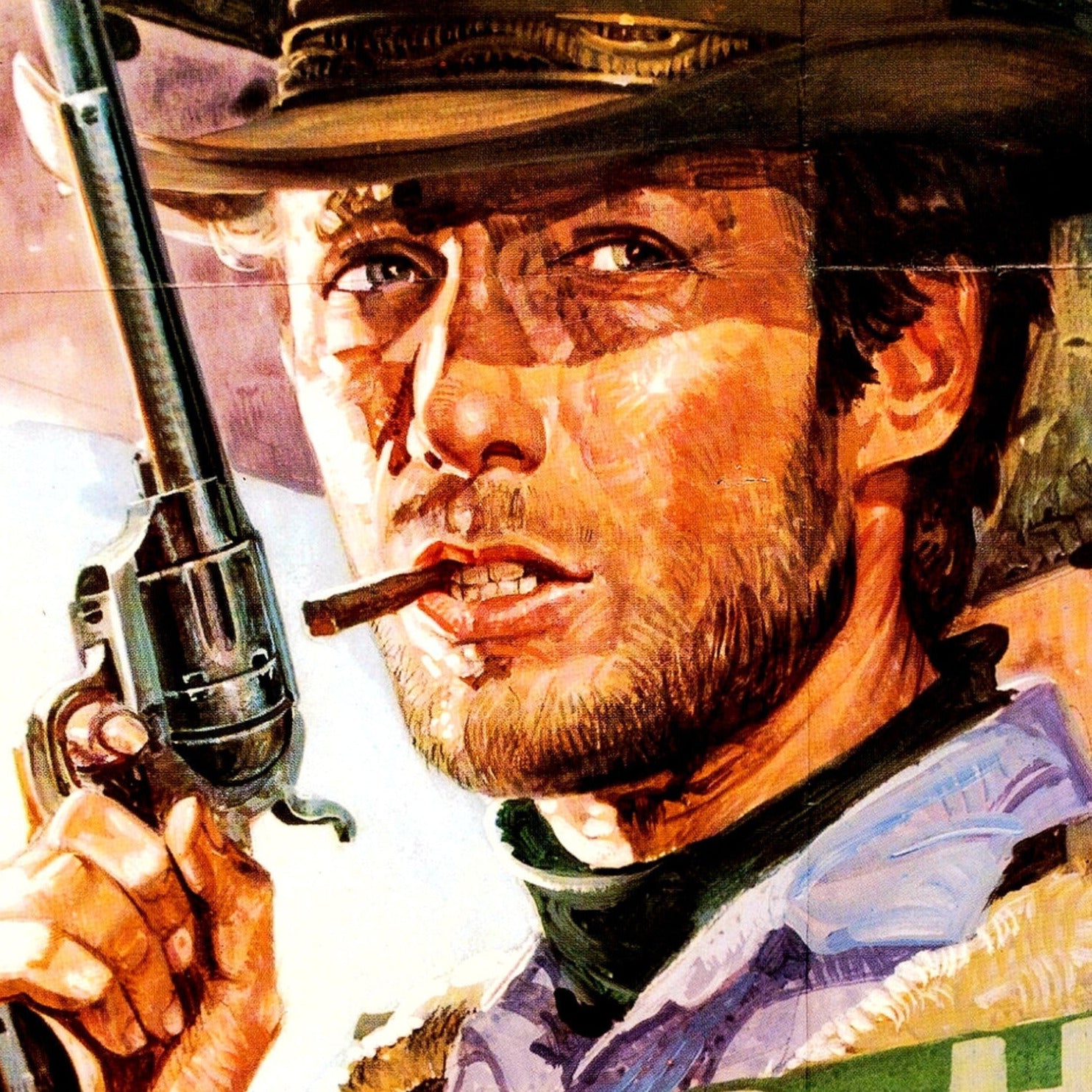 A Fistful of Dollars -- 11" x 17" Poster Art Print; Clint Eastwood as The Man With No Name!