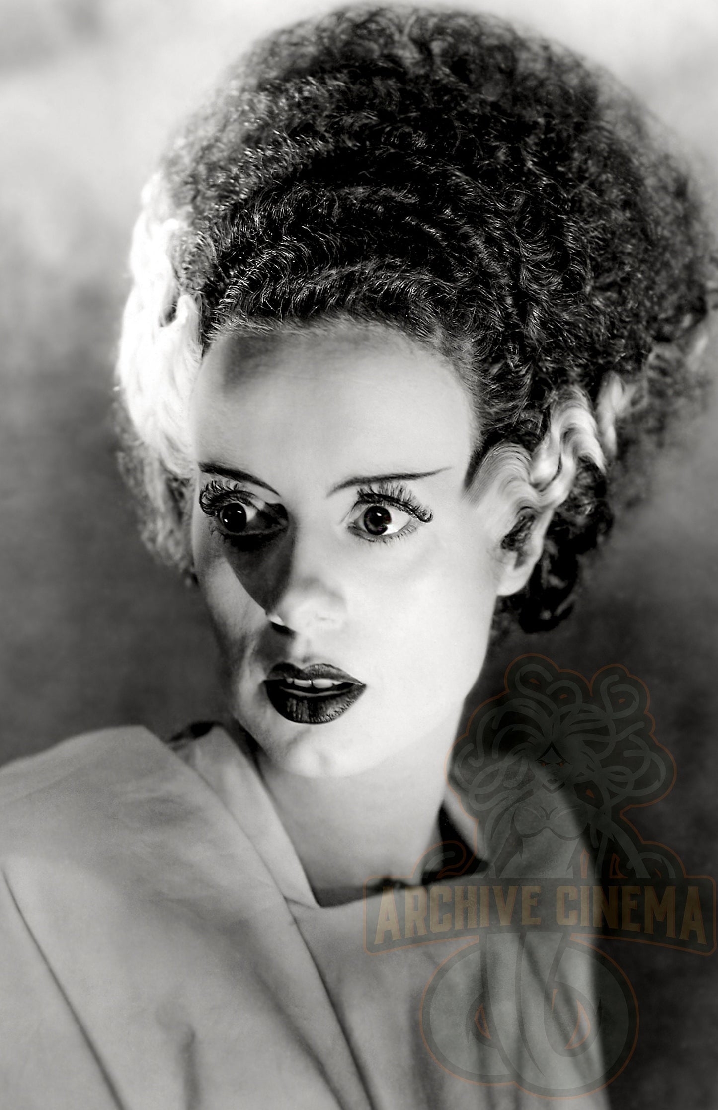 Bride of Frankenstein-- 11" x 17" Poster Art Print || Elsa Lanchester, the Queen of Halloween!