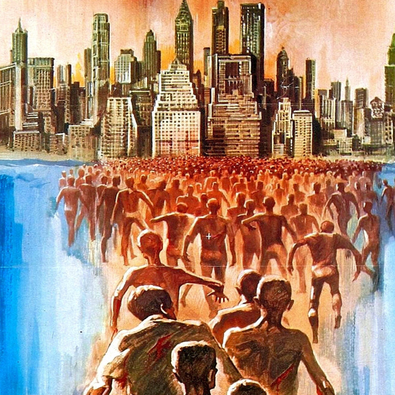 Zombi 2 -- 11" x 17" Deluxe Poster Art Print || Zombies vs the Surrounded Cities!