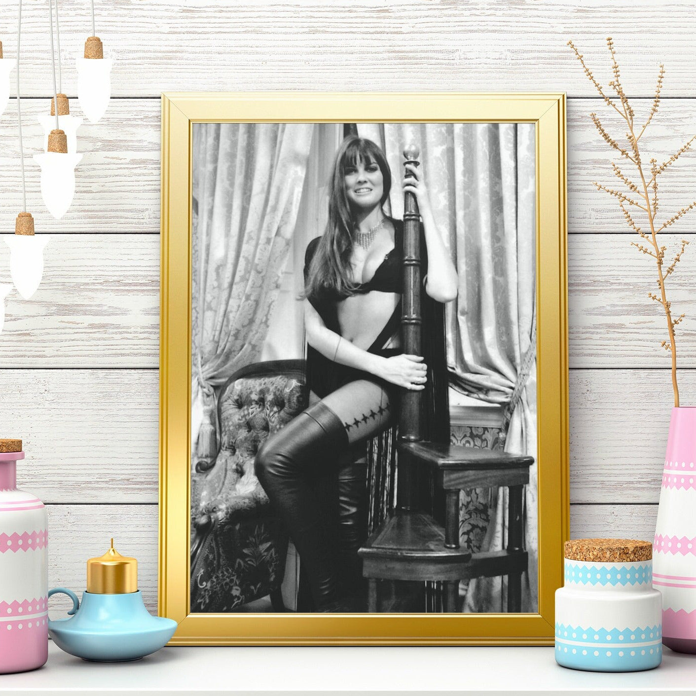 Caroline Munro -- 8.5" x 11" Deluxe Wall Art Print