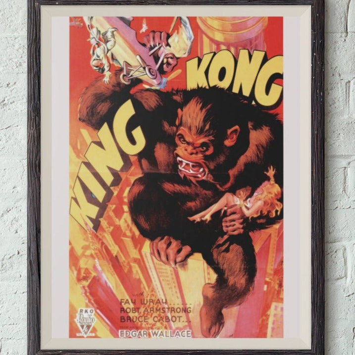 King Kong -- 11" x 17" Deluxe Poster Art Print || King Kong vs New York City!