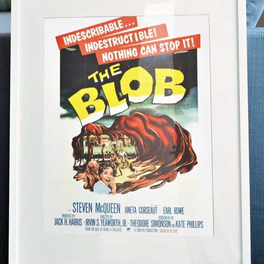 Blob, The -- 11" x 17" Deluxe Poster Art Print || Space Goo vs Absorbed Humans!