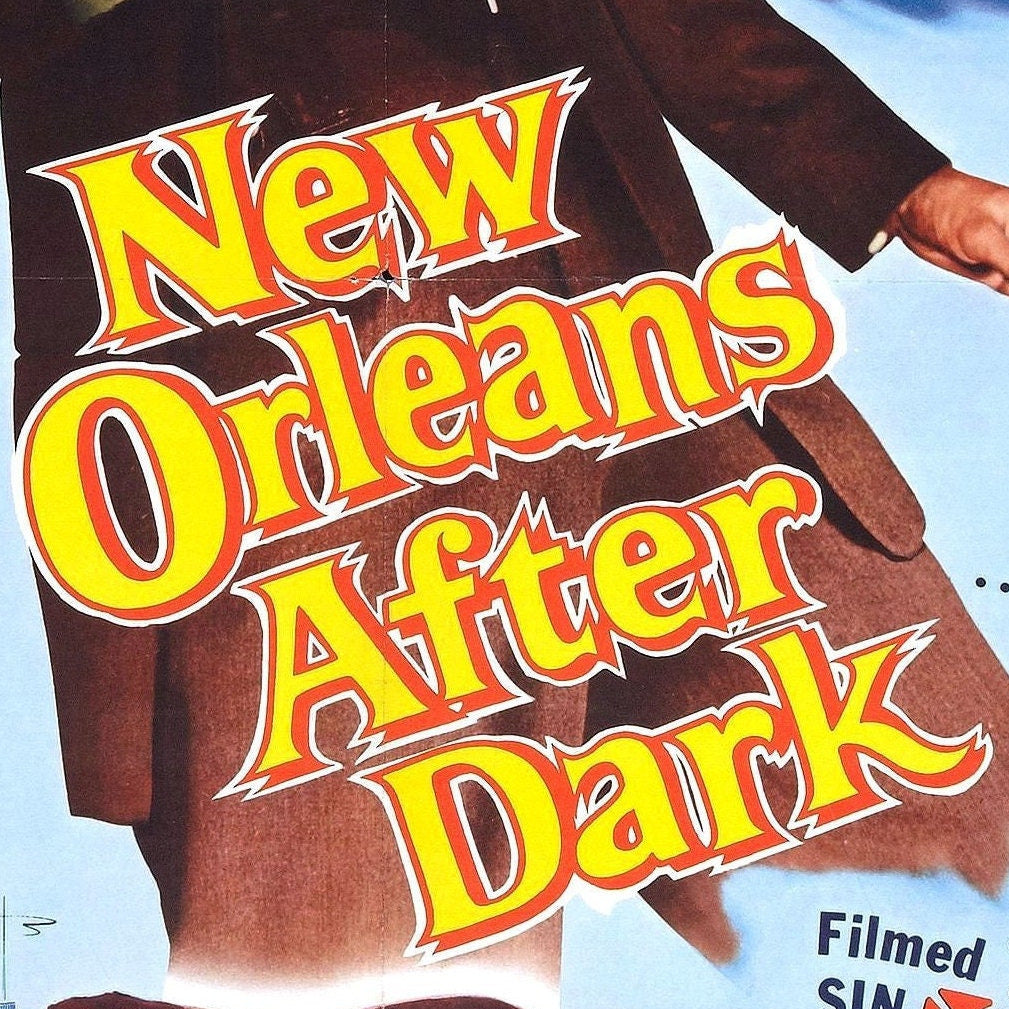 New Orleans After Dark -- 11" x 17" Deluxe Poster Art Print || Sin City USA vs Crime Wave!