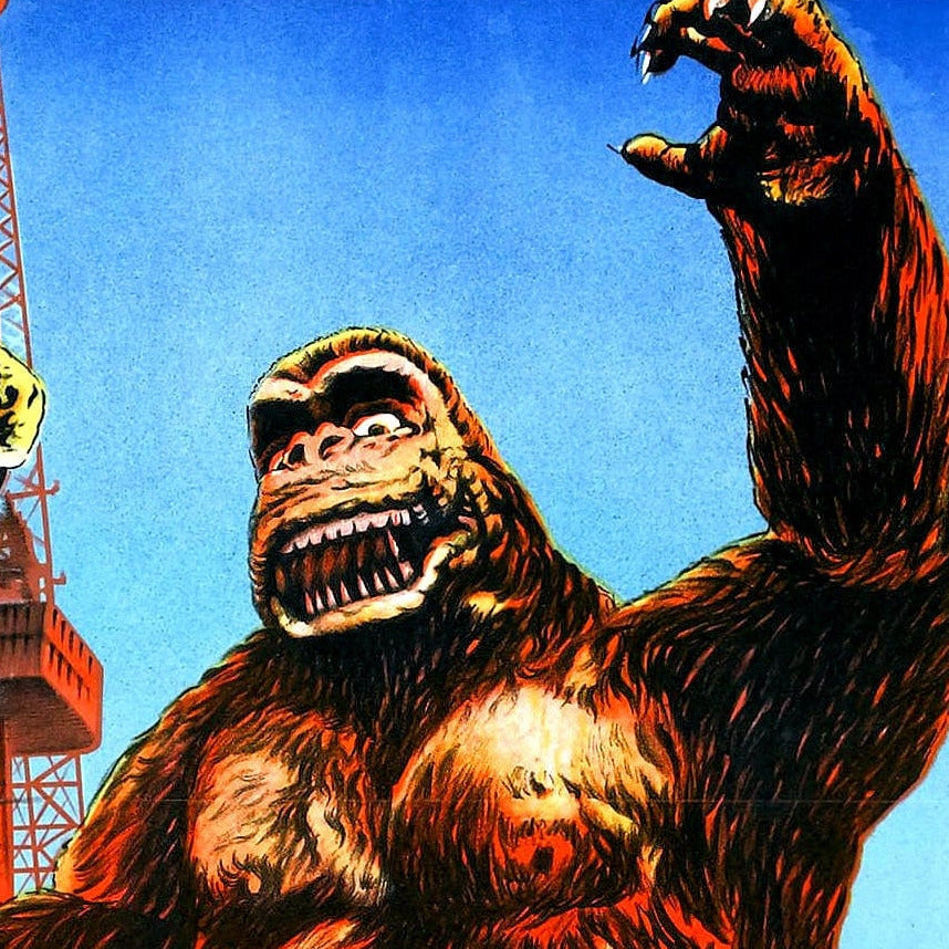 King Kong Escapes -- 11" x 17" Deluxe Poster Art Print || Kong Goes Ape in Classic Kaiju Graphic!