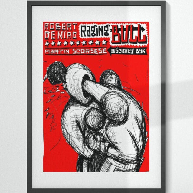 Raging Bull -- 11" x 17" Deluxe Poster Art Print || Scorsese and DeNiro Masterpiece!