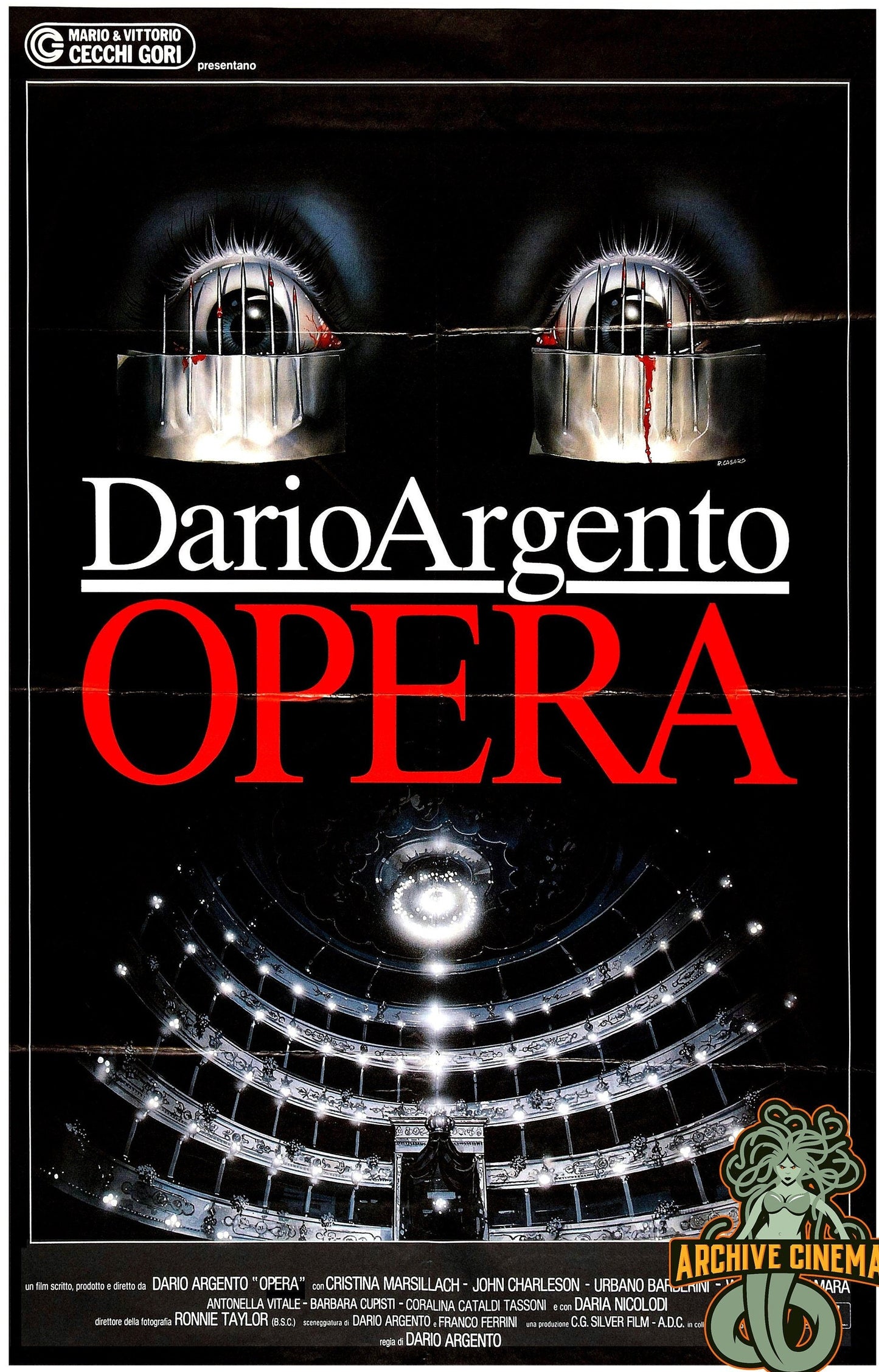 Opera -- 11" x 17" Deluxe Poster Art Print || Argento's Tale of the Phantom of the Opera!