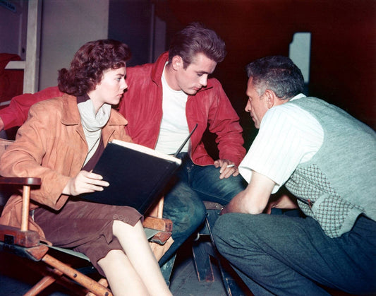 Nicholas Ray -- 8.5" x 11" Deluxe Wall Art Print || With Natalie Wood and James Dean