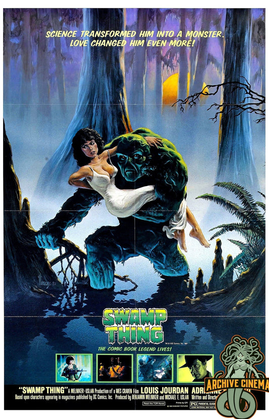 Swamp Thing -- 11" x 17" Deluxe Poster Art Print || Swamp Monster Shocker Directed by Wes Craven!