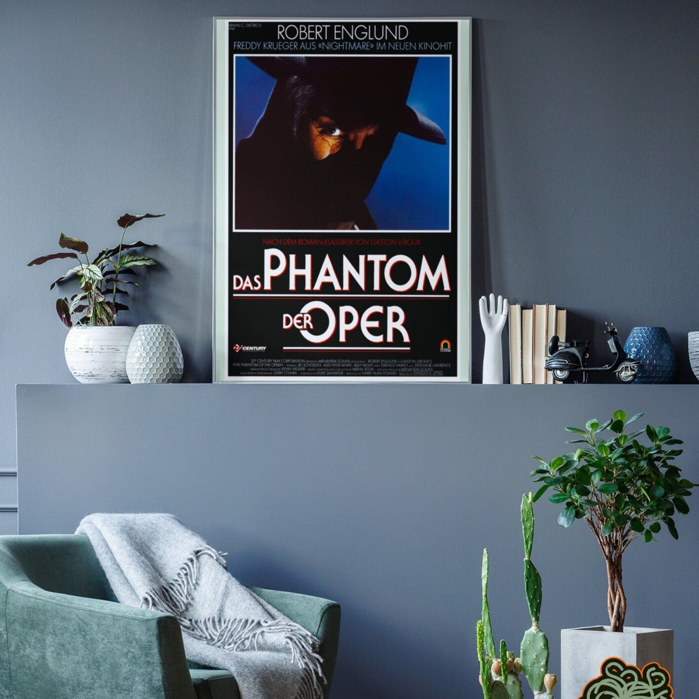 Phantom of the Opera -- 11" x 17" Deluxe Poster Art Print || Robert Englund as the Phantom!