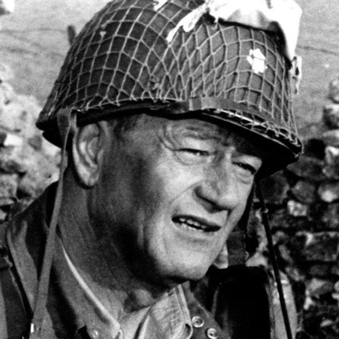 Longest Day, The -- 8.5" x 11" Deluxe Wall Art Print || John Wayne in Heroic WW2 Normandy Remembrance!