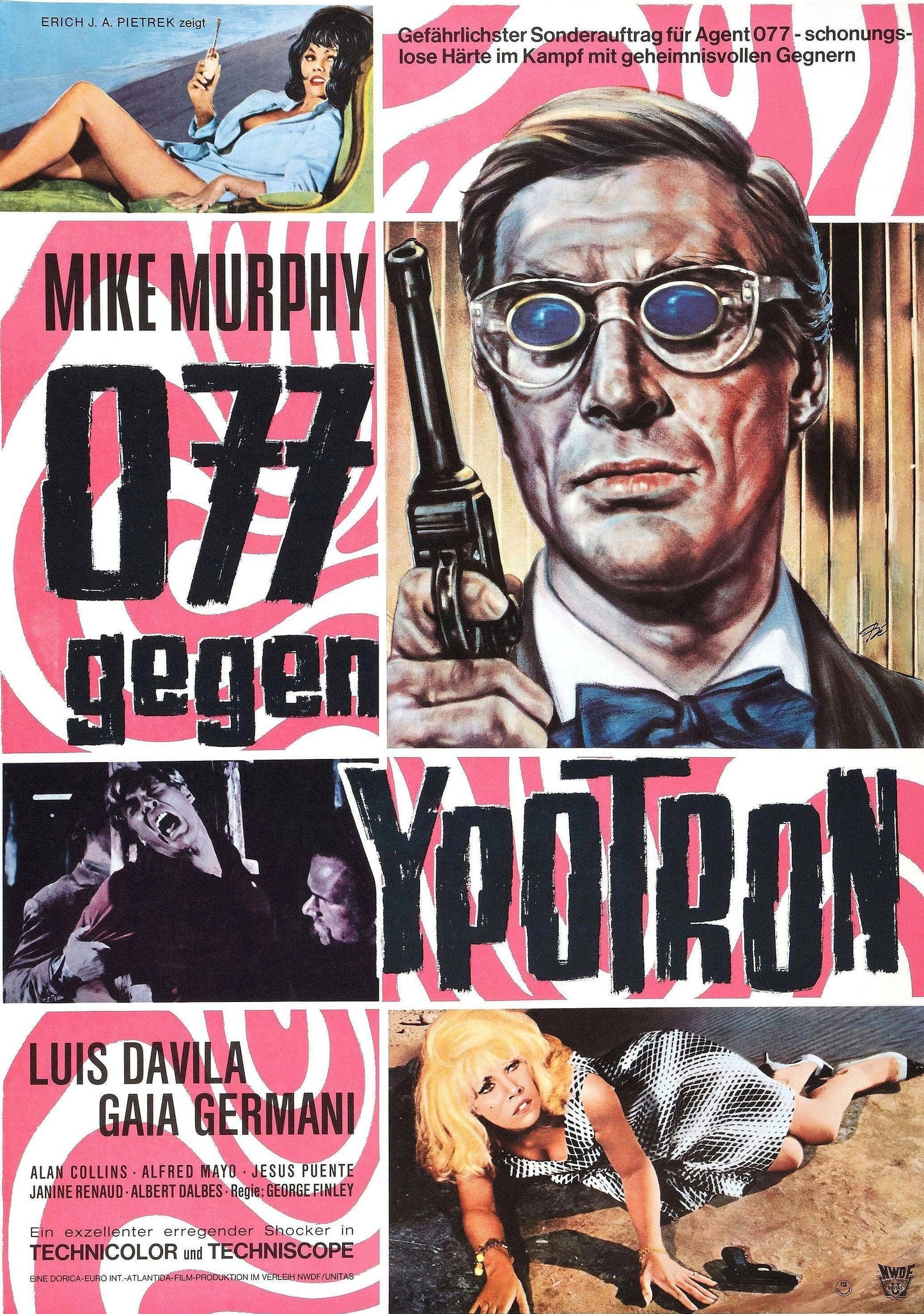 Ypotron: Final Countdown -- 11" x 17" Deluxe Poster Art Print || Agente 077 vs Diabolical Forces!