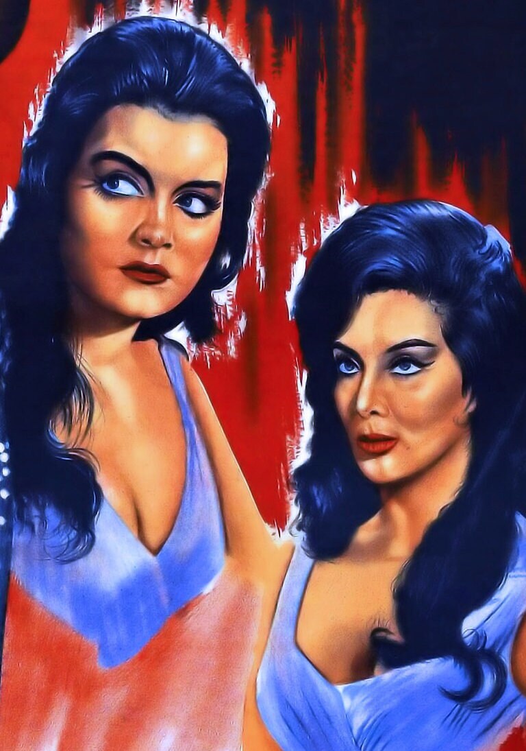 Santo vs the Vampire Women --  11" x 17" Deluxe Poster Art Print || Lucha Libre Crusader vs Evil Bloodsuckers!