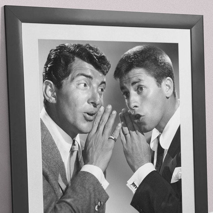 Dean Martin & Jerry Lewis -- 11" x 17" Deluxe Poster Art Print || Hey, Lady, Look!