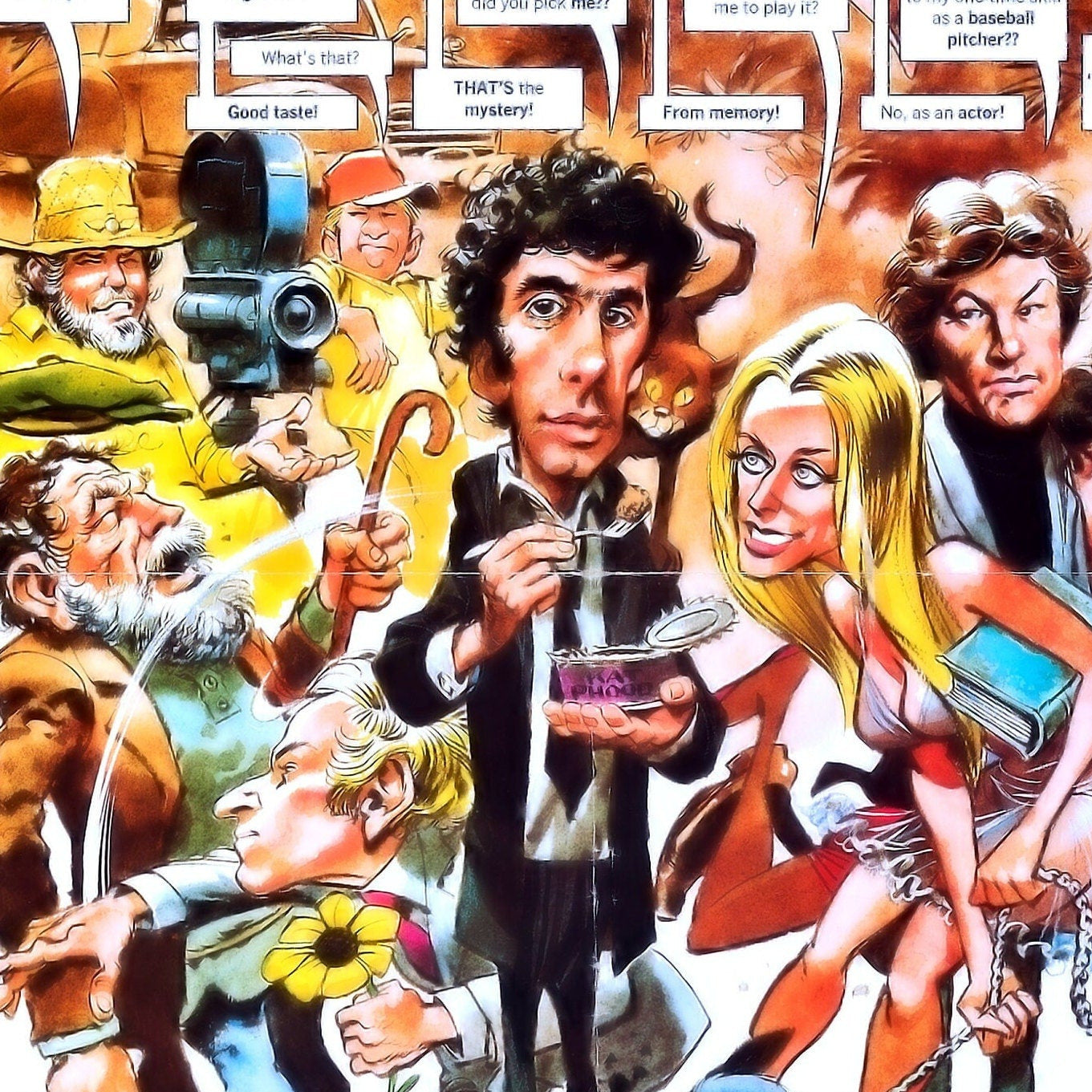 Long Goodbye, The  -- 11" x 17" Deluxe Poster Art Print w/ FREE SHIPPING || Elliott Gould vs Robert Altman's Cast of Crazies!