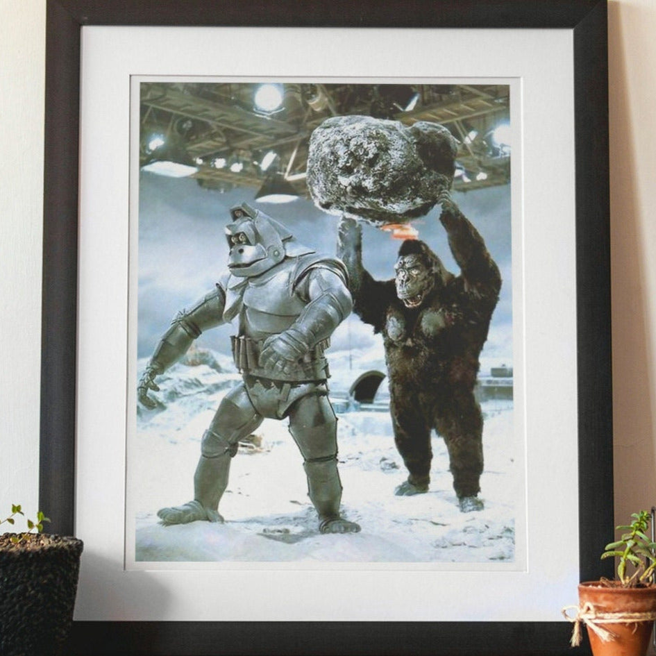 King Kong Escapes -- 8.5" x 11" Deluxe Art Print || Kong vs Mecha Kong!