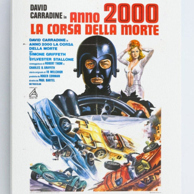 Death Race 2000 -- 11" x 17" Deluxe Poster Art Print || David Carradine as Frankenstein!