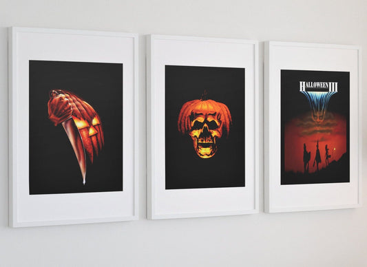 Halloween -- Deluxe Set of Three Poster Art Prints