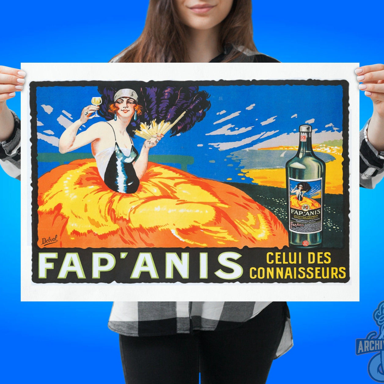 Fap'Anis -- 11" x 17" Deluxe Poster Art Print || The Fashionable Drink, Of Course!