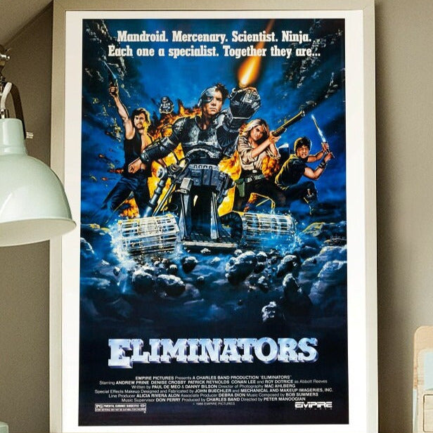 Eliminators -- 11" x 17" Deluxe Poster Art Print || SF Dystopia from 1980's!