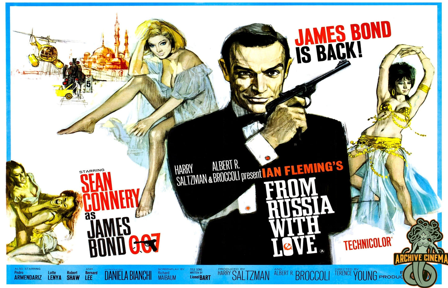 From Russia with Love -- 11" x 17" Deluxe Poster Art Print with James 007 Bond!