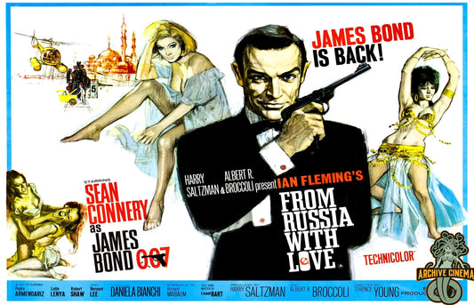 From Russia with Love -- 11" x 17" Deluxe Poster Art Print with James 007 Bond!