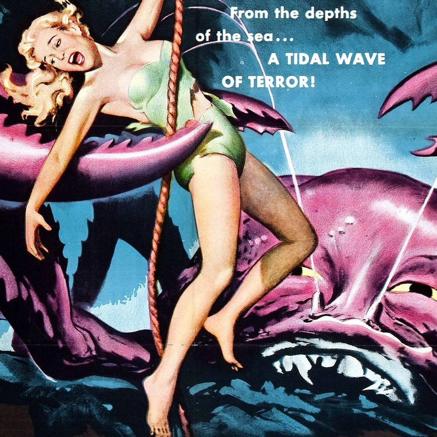 Attack of the Crab Monsters -- 11" x 17" Deluxe Poster Art Print || Roger Corman Drive-In Monster Classic!