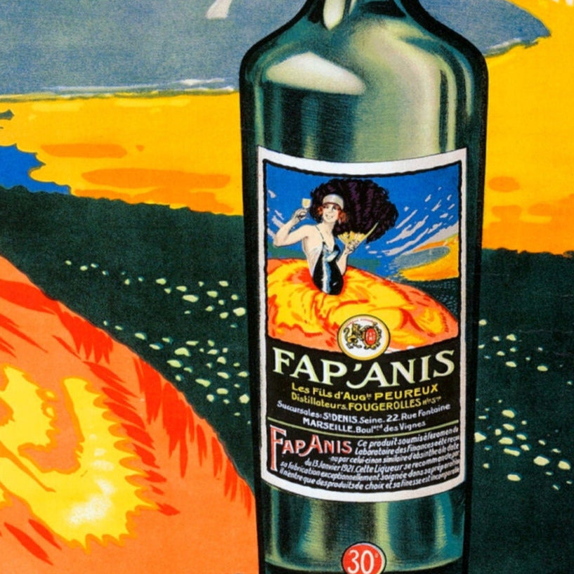 Fap'Anis -- 11" x 17" Deluxe Poster Art Print || The Fashionable Drink, Of Course!