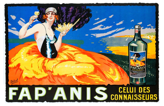 Fap'Anis -- 11" x 17" Deluxe Poster Art Print || The Fashionable Drink, Of Course!