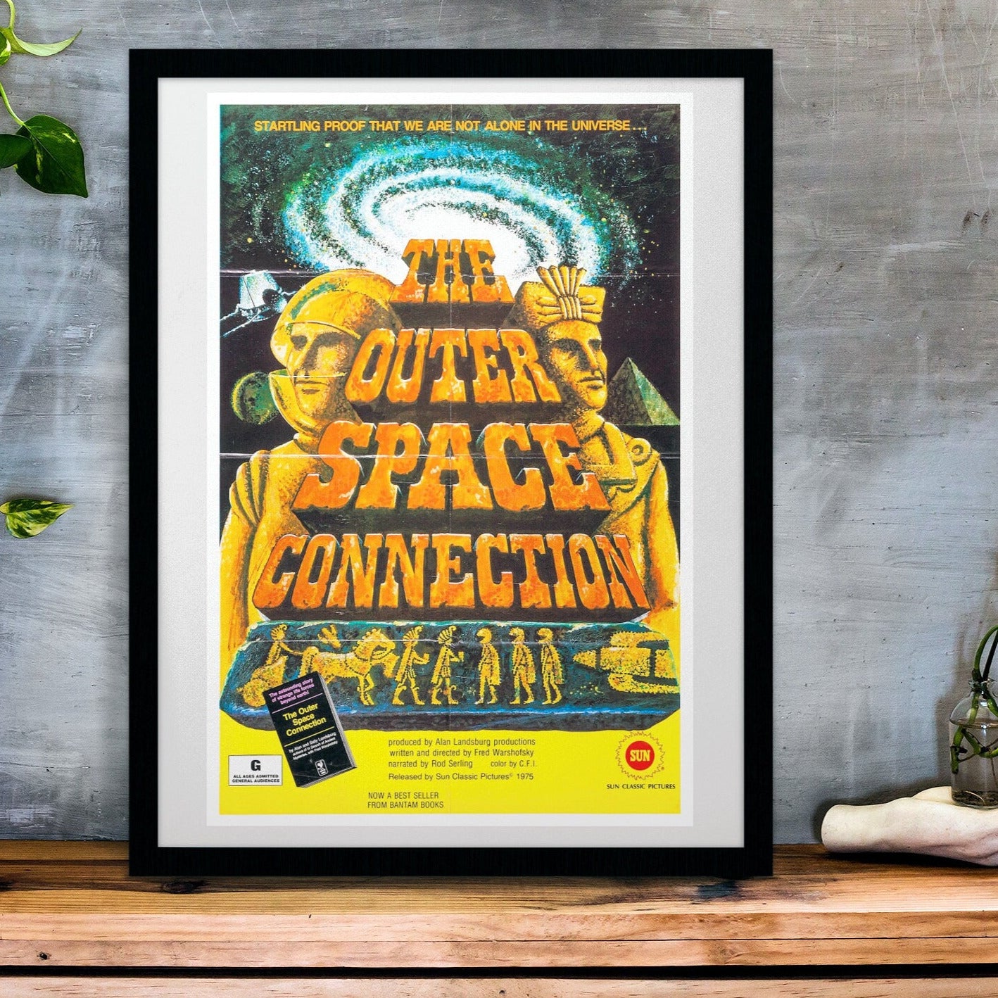 Outer Space Connection, The -- 11" x 17" Deluxe Poster Art Print || Did Ancient Aliens Seed Our World With Their Kind?