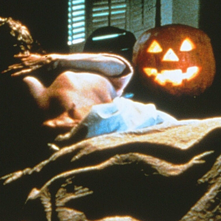 Halloween -- 8.5" x 11" Deluxe Wall Art Print || P.J. Soles and Bob Make Out While The Shape Peeps His Perve! Wild!