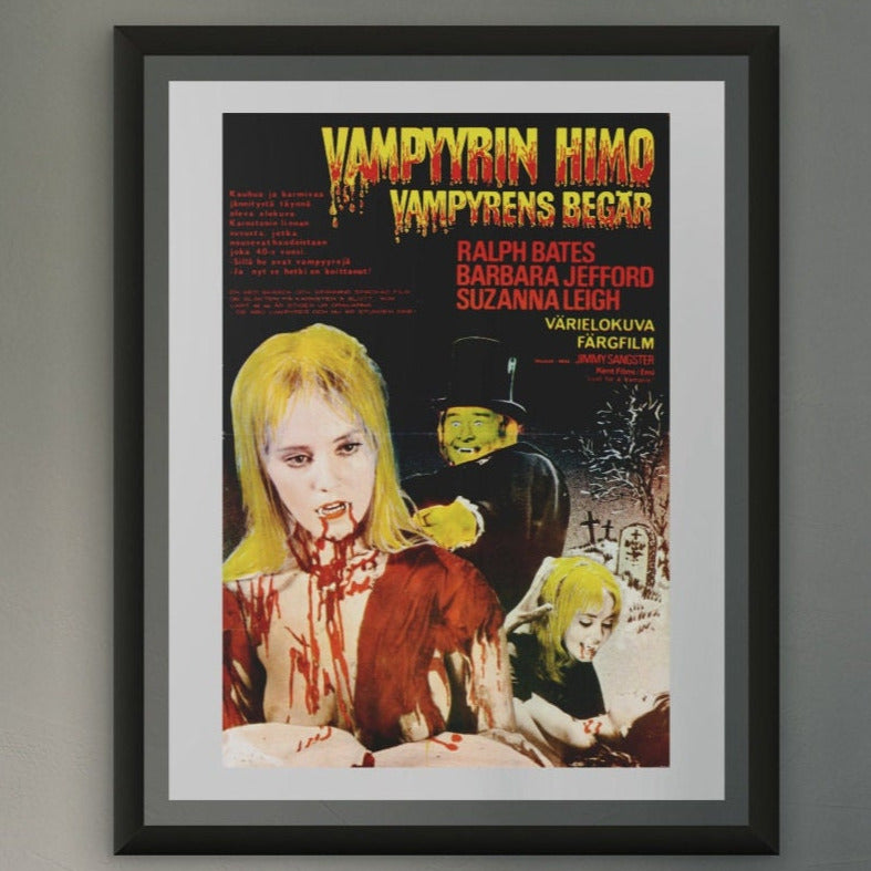 Lust for a Vampire -- 11" x 17" Deluxe Poster Art Print || Seductress Vampires!