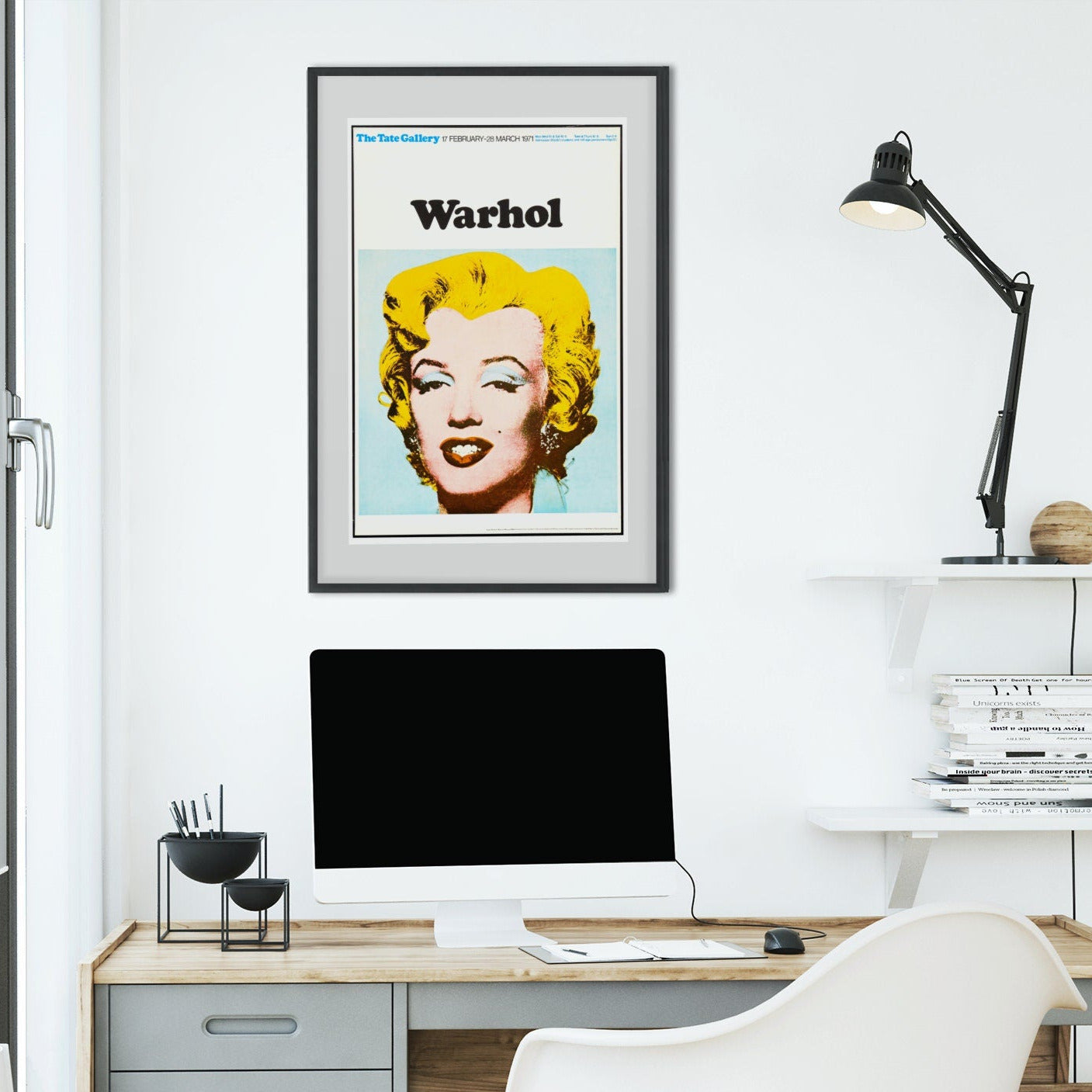 Andy Warhol Exhibit -- 11" x 17" Poster Art Print || Marilyn Monroe!