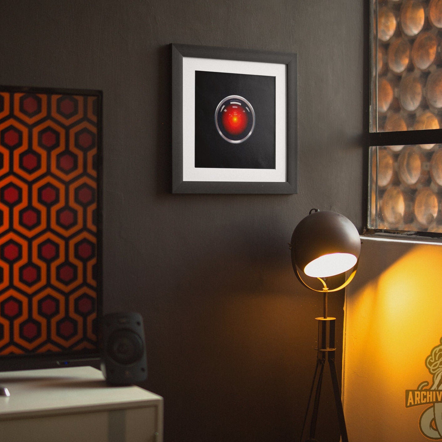 2001: A Space Odyssey -- 8.5" x 11" Deluxe Wall Art Print || HAL 9000! Kubrick Iconic Masterpiece!