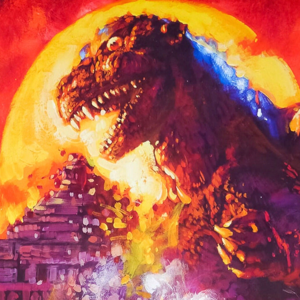 Godzilla Exhibition -- 11" x 17" Poster Art Print | Kaiju King in Dynamic Tribute!