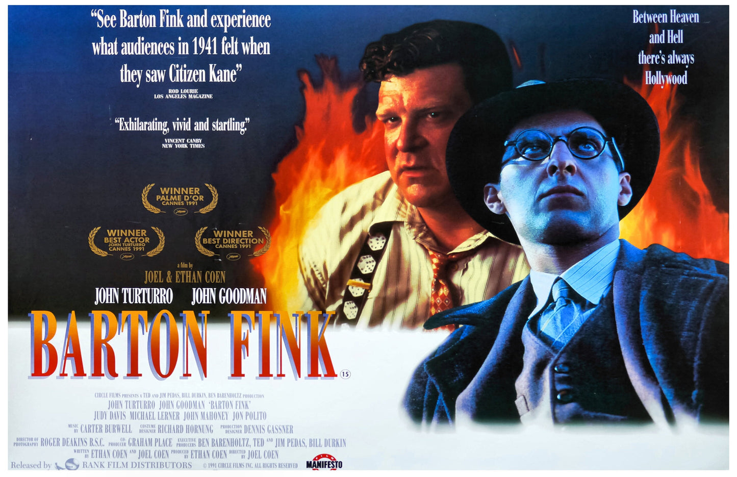 Barton Fink  -- 11" x 17" Deluxe Poster Art Print